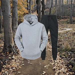 Ensemble de vêtements de sport en polyester, vente en gros, hiver, uni, antidérapant, séchage rapide, évacuation de l'humidité, taille élastique, unisexe, léger, course à pied - Product Image 2