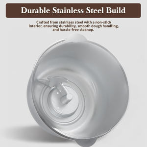 Batteur sur socle <span class=keywords><strong>professionnel</strong></span> 7L avec crochet pétrisseur pour la pâtisserie et la fabrication de gâteaux, mélangeur de cuisine électrique multifonctionnel planétaire - Product Image 4