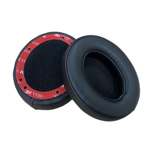 Coussinets d'oreille de remplacement pour écouteurs Beats Studio 2/3, coussinets d'oreille confortables en éponge douce, coussinets d'oreille en cuir protéiné de qualité supérieure - Product Image 2