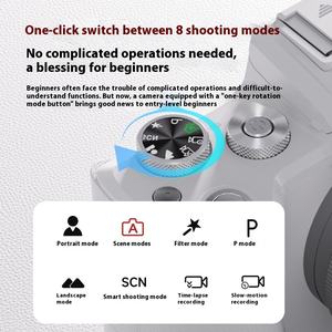 卸売 エントリーレベル 8K HD 学生向け パーティー用 セルフィー DSLRカメラ 18倍デジタルズーム 6400万画素CMOSセンサー 跨境デジタルカメラ - Product Image 5