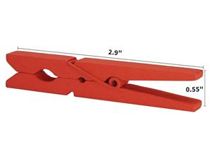 Pinces <span class=keywords><strong>à</strong></span> <span class=keywords><strong>linge</strong></span> imprimées colorées personnalisées stabilise de grands types de pinces <span class=keywords><strong>à</strong></span> <span class=keywords><strong>linge</strong></span> en bois pour badge - Product Image 3