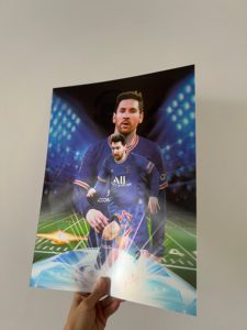 30x40cm nhựa thủ công 3D lenticular hoạt hình thể thao Poster TV & phim nhân vật Anime thay đổi lật tường trang trí - Product Image 4