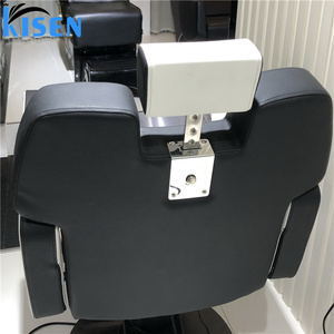 Silla de peluquería de alta gama KISEN para celebridades de internet, silla de barbero para peluquería, silla de barbero de cuero genuino para peluquería. - Product Image 4