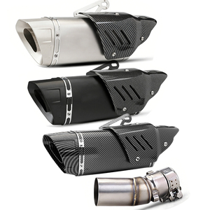 Kit de modification d'échappement pour <span class=keywords><strong>moto</strong></span> CFMOTO 450SR 2022-2025, avec <span class=keywords><strong>tube</strong></span> de liaison intermédiaire de course, silencieux Akra et <span class=keywords><strong>tube</strong></span> en acier inoxydable - Product Image 1