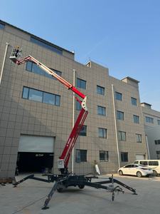 USA 50ft 500lbsdual Power dalam ruang luar ruangan <span class=keywords><strong>Spider</strong></span> Man Towable Boom Lift Trailer untuk Pemanjat Pohon - Product Image 3