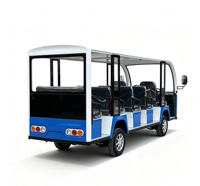 Bus électrique touristique à énergie nouvelle avec batterie au plomb-acide, autonomie de 50-70 km, sièges de luxe
