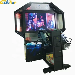 Sıcak satış 55 inç hayalet kadro silah simülatörü Arcade Video oyun makinesi satılık