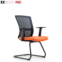 Chaise de personnel en maille d'ordinateur chaise de bureau de direction sans roues à prix d'usine