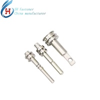 Pièces en alliage de titane et acier inoxydable usinées CNC, usinées au tour, fabrication de tôles métalliques estampées