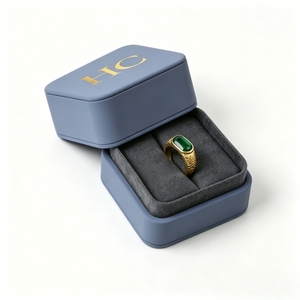 E-commerce Jewelry Brand Packaging Wholesale Ring Lid and Base Box Manufacturer Custom Logo Rigid Case for Online Business Bulk - Product Image 3