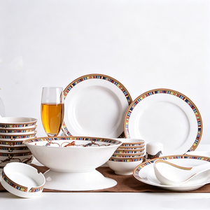 Service <span class=keywords><strong>de</strong></span> <span class=keywords><strong>table</strong></span> et <span class=keywords><strong>de</strong></span> <span class=keywords><strong>couverts</strong></span> contemporains en porcelaine et céramique, kit <span class=keywords><strong>de</strong></span> tasses, articles <span class=keywords><strong>de</strong></span> cuisine, articles promotionnels 2024 Jingdezhen - Product Image 3