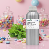 Vente chaude de qualité alimentaire huile de menthe poivrée 100% huile essentielle de menthe poivrée comestible naturelle pure pour boisson vin bonbons gomme à bulles