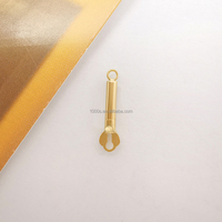 1000S Fermoirs et breloques en or jaune véritable 18K, personnalisés, en gros, pour bracelets, colliers, crochets et accessoires de chaîne, Guangdong Mould