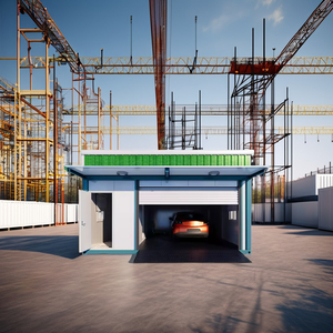 Modern Luxury 40 Foot Container Villa Design Imported Prefabricated Garage Steel Structure Residence, Floor <strong>Plan</strong> Made in <strong>China</strong> - Product Image 2