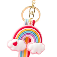 Porte-clés porte-monnaie mignons et écologiques Zp - Meilleures ventes, design en caoutchouc imprimé UV et typographie personnalisée pour événements et fêtes