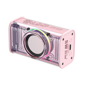 Loa <span class=keywords><strong>Bluetooth</strong></span> di động mini dòng Cyberpunk TWS, thiết kế sáng tạo hình khẩu đại bác thép, đèn LED RGB, quà tặng ngoài trời, chất liệu nhựa - Product Image 3