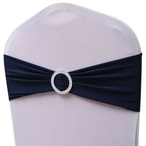 कुर्सी के साथ बैंड बकसुआ सोने स्पैन्डेक्स कुर्सी को कवर शादी के भोज के लिए Sashes पार्टी घटना - Product Image 5