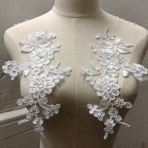 Bán buôn vàng ren hoa đính cặp cho một dòng Dresses lt2604a - Product Image 3