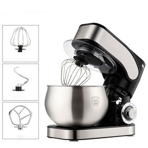 Robot pâtissier multifonctionnel 5L 1200W, élégant et durable, 6 vitesses, entièrement automatique, <span class=keywords><strong>avec</strong></span> design à bol relevable pour usage domestique - Product Image 1