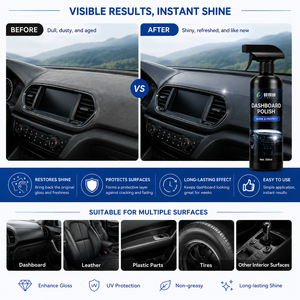 Polissage Intérieur Tout Usage à l'Émulsion de Silicone Liquide 500ml – Protection et <span class=keywords><strong>Brillance</strong></span> Durables pour Concessionnaires Automobiles, Cuir et Plastique - Product Image 4