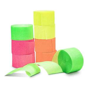 Venda por atacado 17 gsm flores de artesanato papel de <span class=keywords><strong>crepe</strong></span> lado duplo quente em embalagem de rolo - Product Image 4