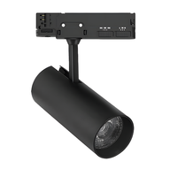 Spot LED COB 30W Bridgelux à prix compétitif, orientable, pour rail de plafond, intensité variable, en aluminium, moderne
