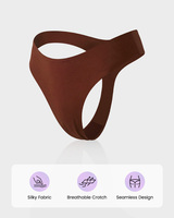Venta al por mayor OEM ODM: Bragas tipo tanga de nailon sin costuras, transpirables, invisibles, de cintura baja, lisas, 7 unidades/paquete, personalizables para mujer.