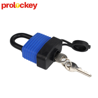 Manille En Acier trempé Stratifié Imperméable de Sécurité Cadenas verrouiller avec la Couverture DE PVC
