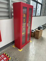 Armoire Moderne en Acier pour Équipement de Lutte Contre l'Incendie et d'Urgence, Armoire de Stockage d'Équipement Incendie pour Usine, Centre Commercial, École