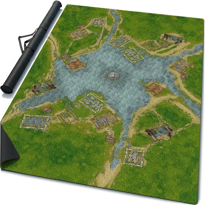 36 x 36 Single Sided Wargame Map Battle Mat