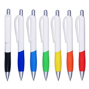 Multi-Colors Soft Grip Plastic Ball Point <b>Pen</b> Wholesales Customized Advertising Logo for Manufactures Office Supplies - Product Image 1