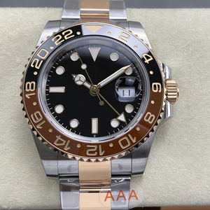 Reloj Mecánico de Súper Calidad, 40 mm, Fábrica VS, Acero 904L, Movimiento ETA 3285, 126711, Peso 172 g, Dos Tonos, Oro Rosa, GMT - Product Image 1