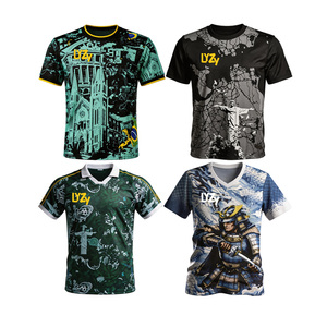 Seragam Sepak Bola Grosir Kustom Desain Arsitektur Brasil 2026 Set Jersey Sepak Bola  Patung Yesus Seragam Samurai Jepang - Product Image 5