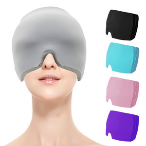 Hoge kwaliteit compressiekap met gel-oogmasker, warm & koud, voor verlichting van hoofdpijn en migrainekoppijn - Product Image 5