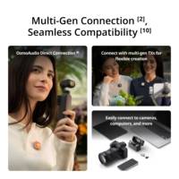 Émetteur Original Mic Mini 2, transmission audio de haute qualité, appareil de mixage, enregistrement sans fil omnidirectionnel