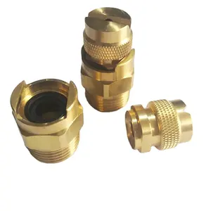 high quality Brass SS303 quick release fan flat nozzle for Equipment Washing