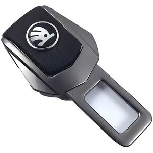 Hotsale Metal Car <span class=keywords><strong>Seat</strong></span> Segurança Belt <span class=keywords><strong>Buckle</strong></span> com Emboss logotipo do carro e couro - Product Image 5