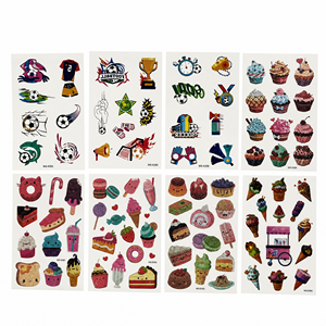 Adesivi per <span class=keywords><strong>Tatuaggi</strong></span> Temporanei Impermeabili a Taglio Libero per Bambini e Adulti, Decalcomanie a Trasferimento d'Acqua per il Corpo, Design Personalizzato, Gadget per Feste - Product Image 2