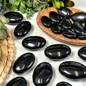 Pierre de palmier en obsidienne noire - Product Image 4