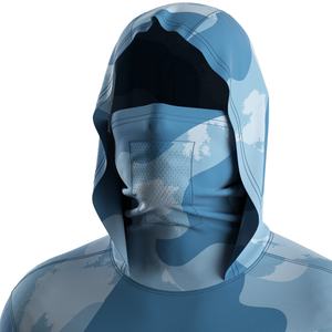 Sudadera de Pesca Profesional para Hombre con Máscara Facial Integrada UPF50+ y Tejido Transpirable de Secado Rápido para Uso Durante Todo el Día - Product Image 3