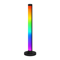 Lumière LED de bureau à activation sonore, lumière d'ambiance rythmique pour influenceurs de jeux, lumière ambiante vibrante RVB avec contrôle intelligent