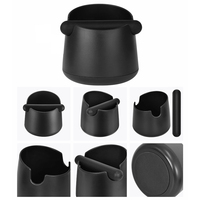 Contenitore per Fondi di Caffè di Grande Capacità con Barra Rimovibile e Base Antiscivolo per Macchine da Caffè Domestiche e da Ufficio
