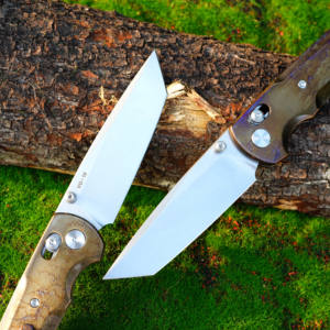 GT-T0039-4 गर्म आउटडोर तह कैंपिंग चाकू टाइटेनियम मिश्र धातु रंगीन हैंडल सैंडब्लास्टिंग एण्डिजिंग पॉकेट चाकू टुनफायर - Product Image 6