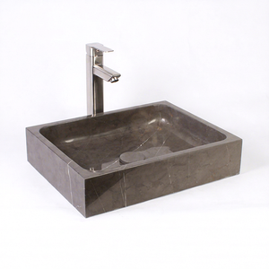 Lavabo en pierre de jardin extérieur de forme naturelle de qualité supérieure, modèle de marque OEM DS-047B-PG Malaisie - Product Image 1