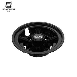 Tapacubos de 8 Pulgadas en Cromo Negro SS para Carritos de Golf EZGO, Club Car y Yamaha, Tapas de Rueda de Alta Calidad - Product Image 2