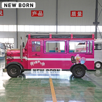 Carrito de Comida Eléctrico de Acero Inoxidable Personalizable Estilo Vintage para Helados, Dulces y Chips, Servicio de Comida Rápida, Resistente al Óxido