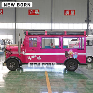 Camión <span class=keywords><strong>de</strong></span> Comida <span class=keywords><strong>de</strong></span> Acero Inoxidable Personalizable <span class=keywords><strong>de</strong></span> Estilo Vintage para Helados y Papas Fritas, Carrito Eléctrico con Servicio <span class=keywords><strong>de</strong></span> Comida Rápida - Product Image 5