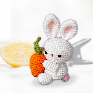 Beginners Cute Animals <b>Knitting</b> Kit Sewing Crochet Rabbit Kit to Make With Tutorials for Adult Kids Craft DIY Starter - Product Image 6
