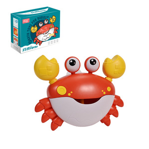 Machine à bulles électrique en forme de crabe pour enfants, jouet de bain avec fonction de soufflage de bulles, unisexe, 0-24 mois, taille personnalisée - Product Image 4