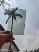 Plaques en polycarbonate solides et plates de 6 mm à 8 mm, brun foncé et brun clair, avec protection UV, populaires pour la toiture